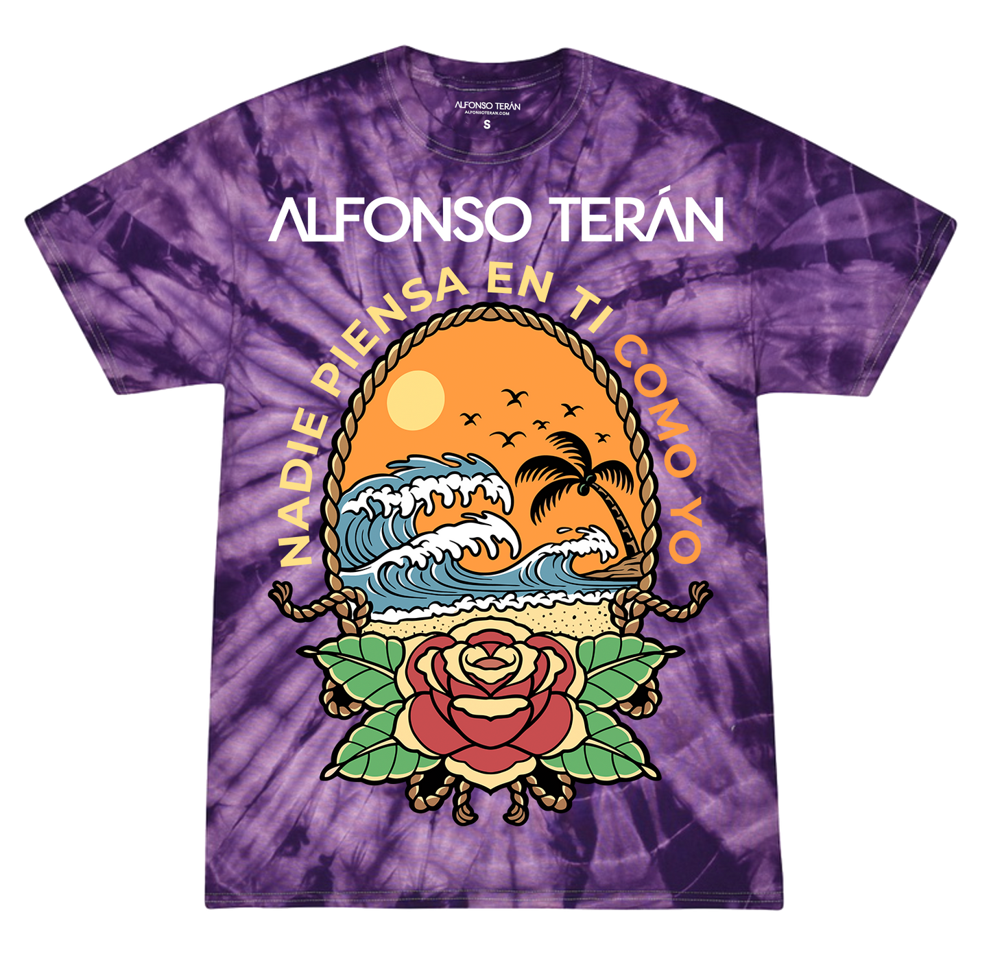 Como Yo - Tie Dye T-Shirt - PURPLE