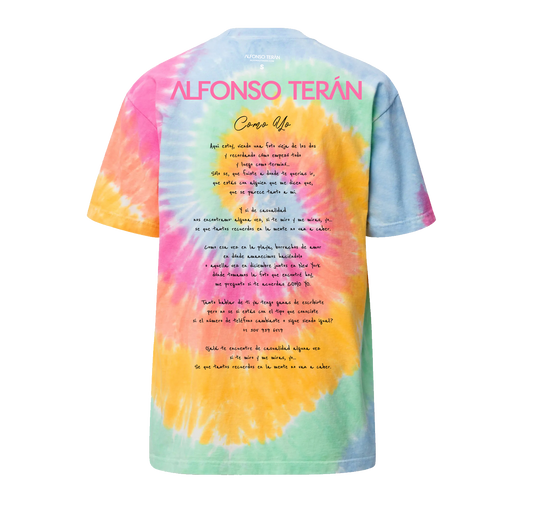 Como Yo - Tie Dye T-Shirt - Back Lyrics (Limited Edition)